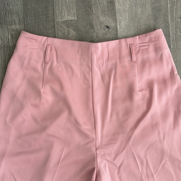 Blue Sol Womens Solid Pleated Front Trousers.  Size 10. Pink - Picture 8 of 11